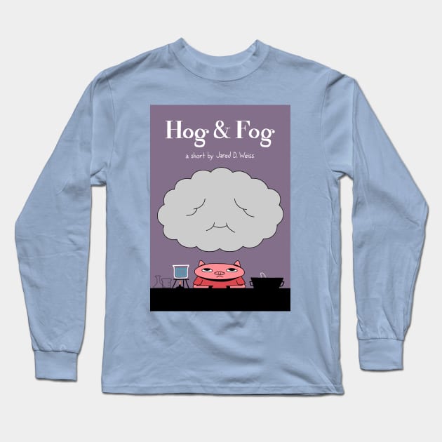 Hog & Fog - Poster Long Sleeve T-Shirt by jareddweiss